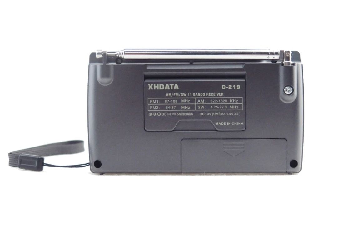 XHDATA D219 радио FM AM SW