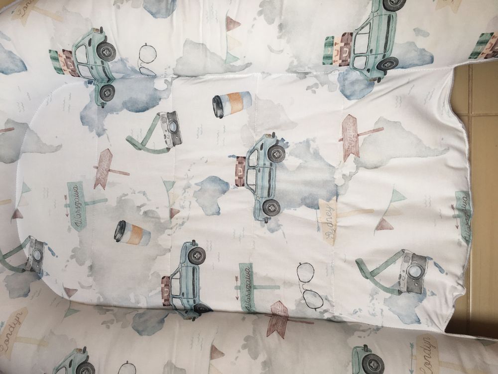 Kokon niemowlęcy handmade welur