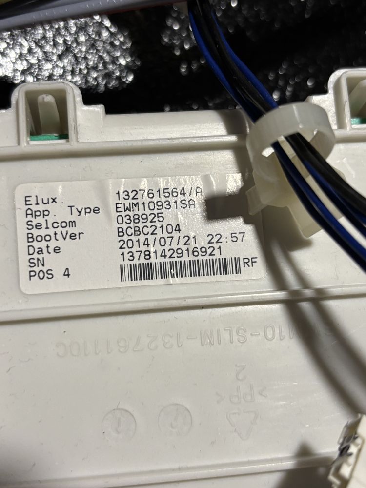 Programator do pralki Elektrolux EWS 11277FW