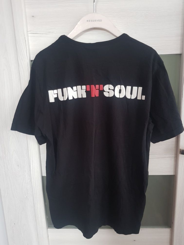 Koszulka r.L/XL czarna Funk and soul bawełna