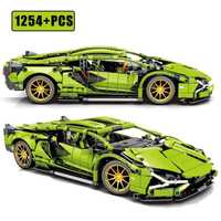 Model samochodu klocki Lamborghini Sian XXL - 1254 części!