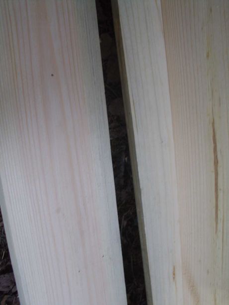 drewniane deski heblowane, nowe naturalne 100 cm x 9 cm x 1,8 cm