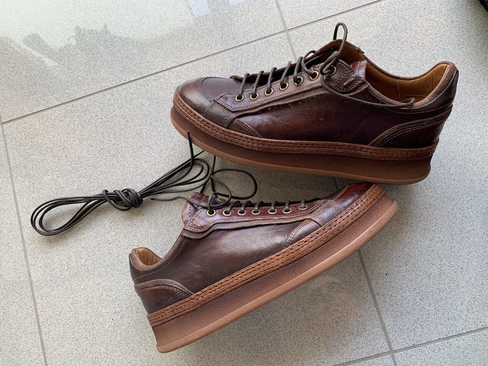 Sapatos homem casual pele