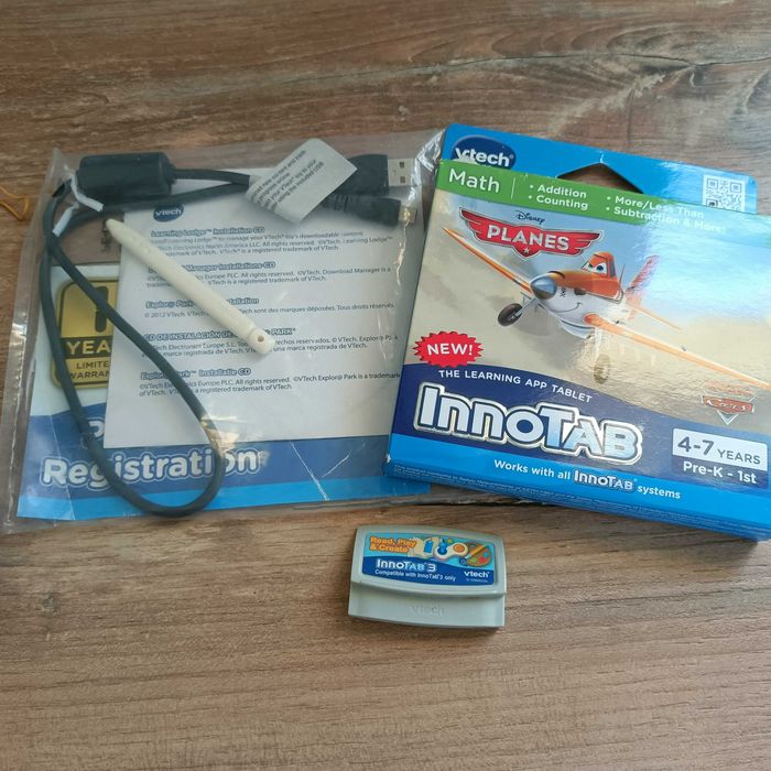 3+ Развивающий планшет Vtech Innotab 3 + игры + доп. картридж