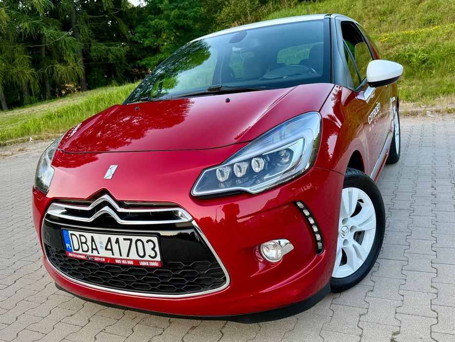 Citroën DS3 Lasery Ledy Nawigacja Kamera Cofania Czarny Sufi Zamiana PREMIUM Ideał