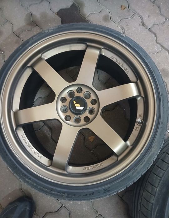 japan racing jr3 18r 9.5j et33 5x100 i 5x112