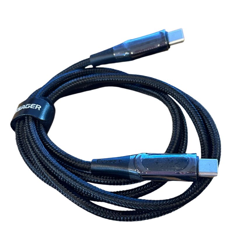 Kabel Szybko Ładujący 100cm TYP-C-TYP-C wskaźnik LED kod 2125