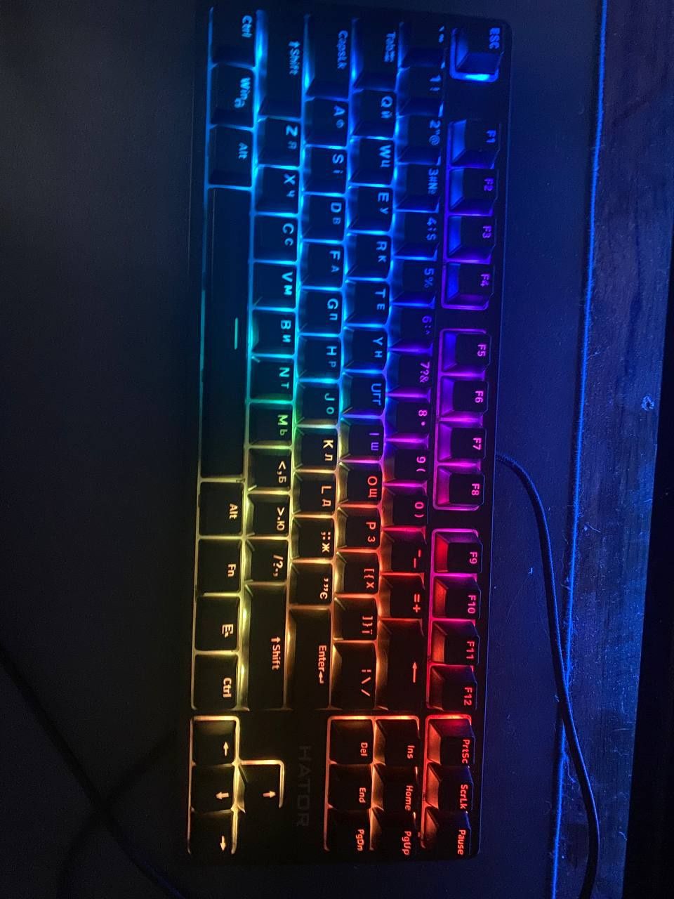 Клава-hator rockfall mecha tkl