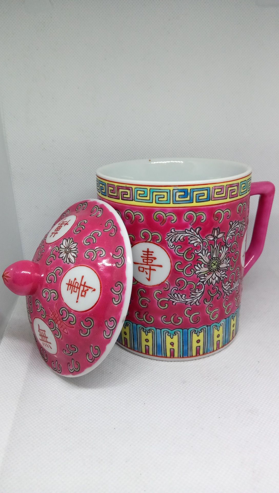 Cremeira ou Caneca antiga chinesa marcada na base