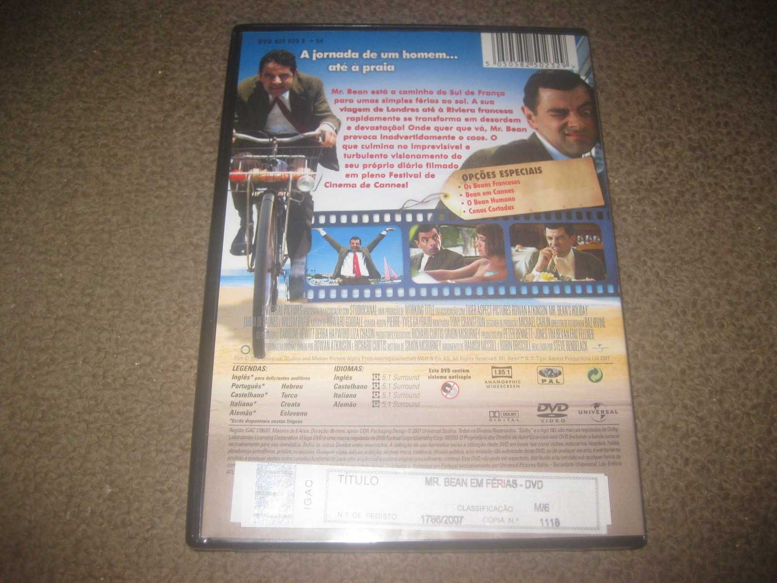 DVD "Mr. Bean em Férias" com Rowan Atkinson