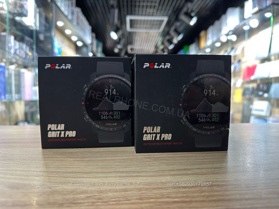 Смарт-годинник Polar Grit X Pro Black DLC M/L