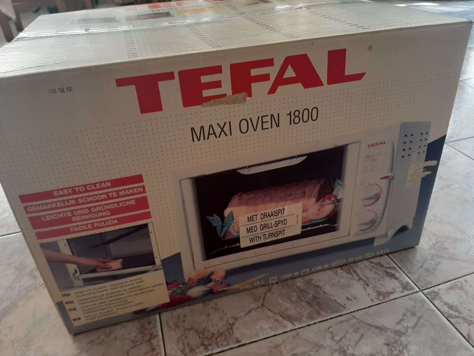 forno tefal nunca usado