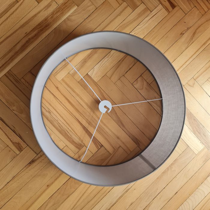 Abażur szary średnica 49 cm