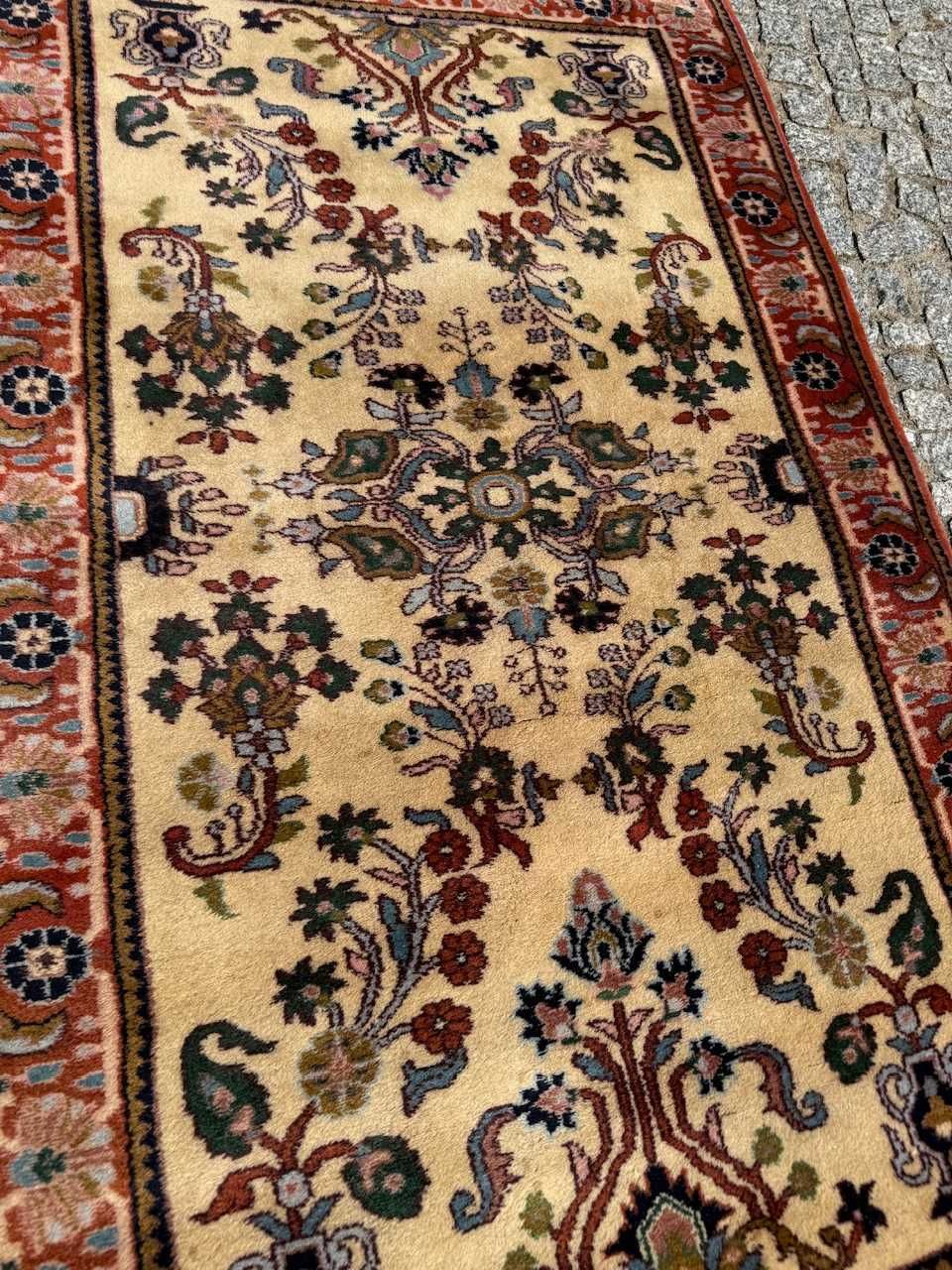 Dywan perski r. tkany wełniany kaszmirowy Indo Tabriz 170x94 gal.4 tyś