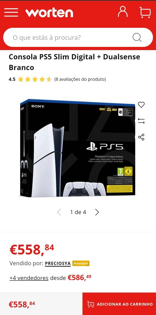 Vendo PlayStation 5 Slim