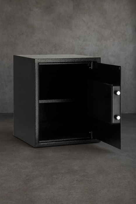 Sejf domowy elektroniczny z szyfrem i kluczem na dokumenty pieniądze