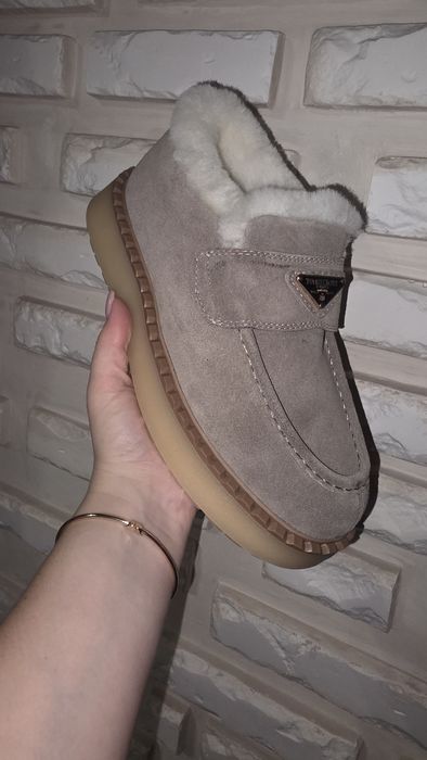 Туфлі зима натуральна замша на натуральній овчині  36-41