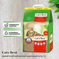 Cats Best (Кетс бест) Original наполнитель для кошачьего туалета, 12л