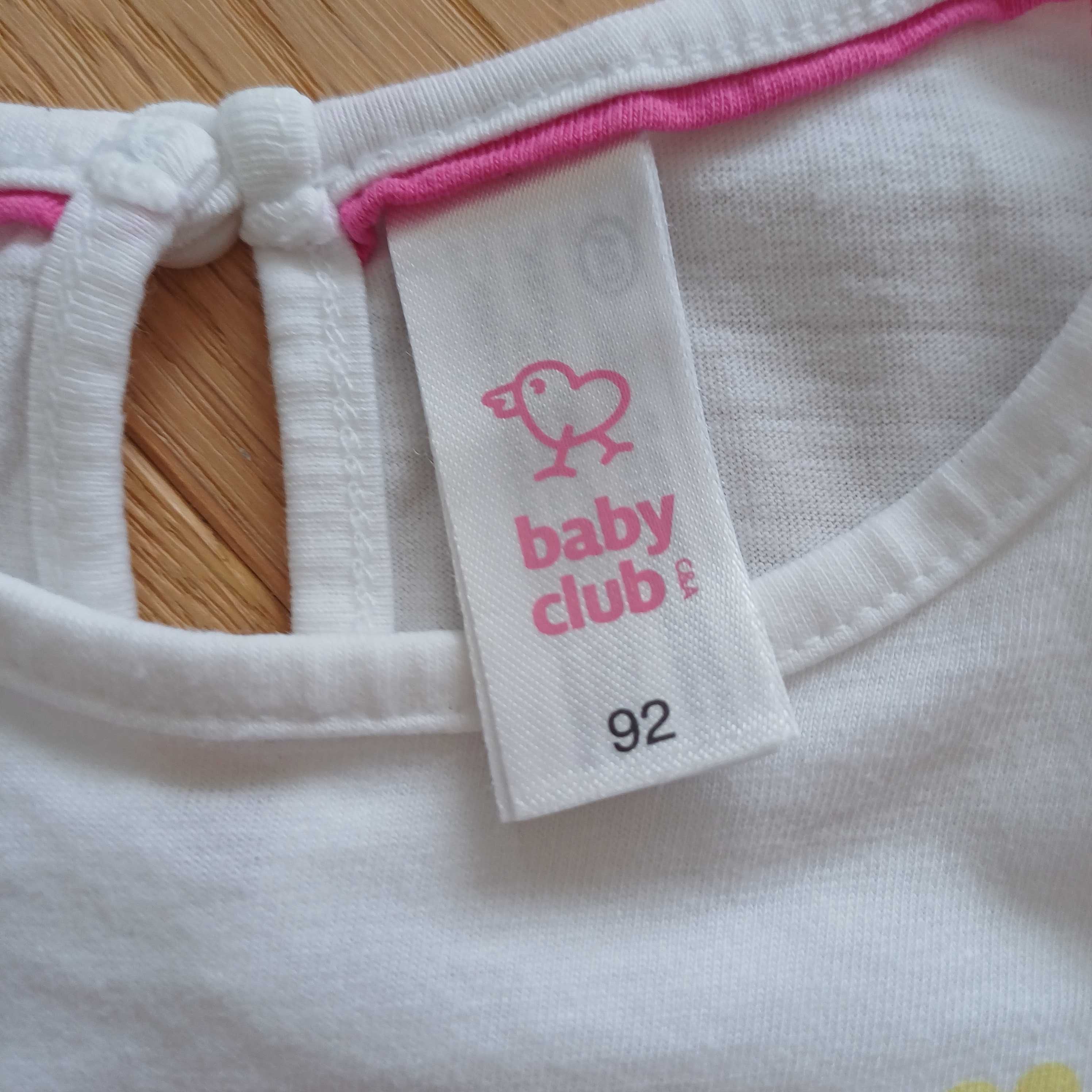 T-shirt dla dziewczynki BABY CLUB rozmiar 92 cm motyw lama