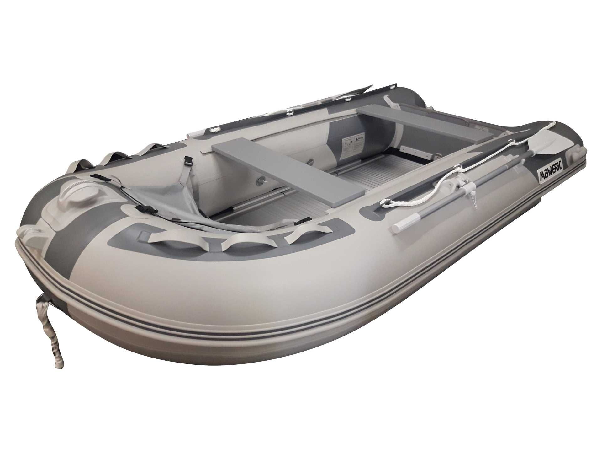 Ponton MAWERIC 470D podłoga alu, rolka, torba dziobowa, knaga