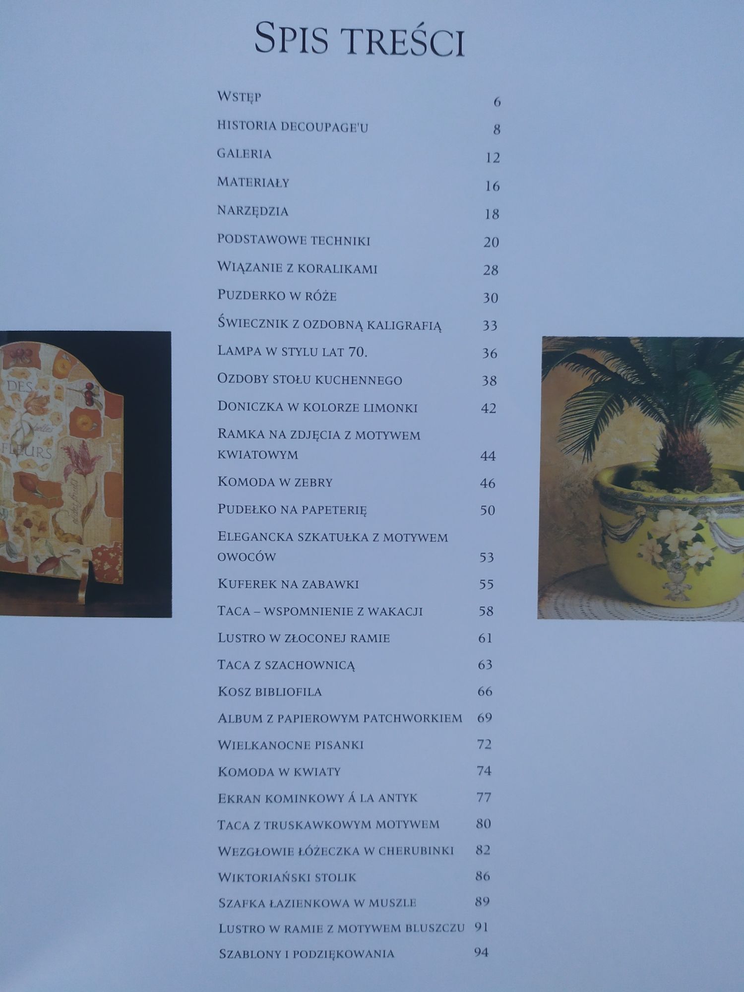 Decoupage Maggie Pryce projekty instrukcje jak NOWA