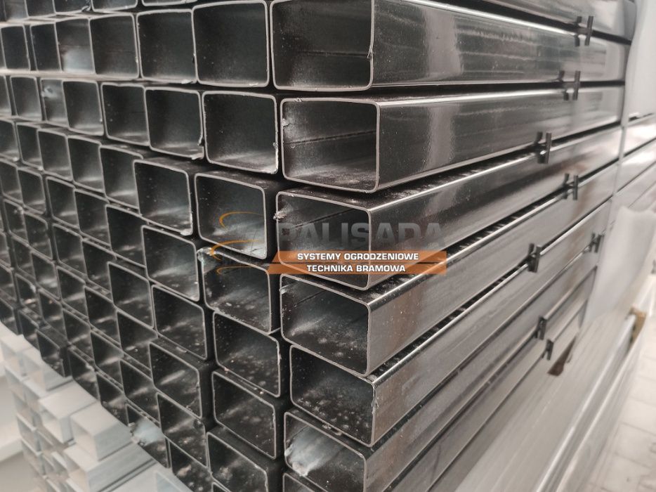 SŁUPEK OGRODZENIOWY 230 cm - SŁUPKI 60X40X1,25 mm - 2,3  Ocynk + KOLOR