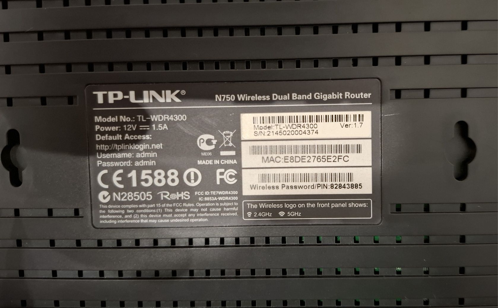 Router TP-Link N750 TL-WDR4300