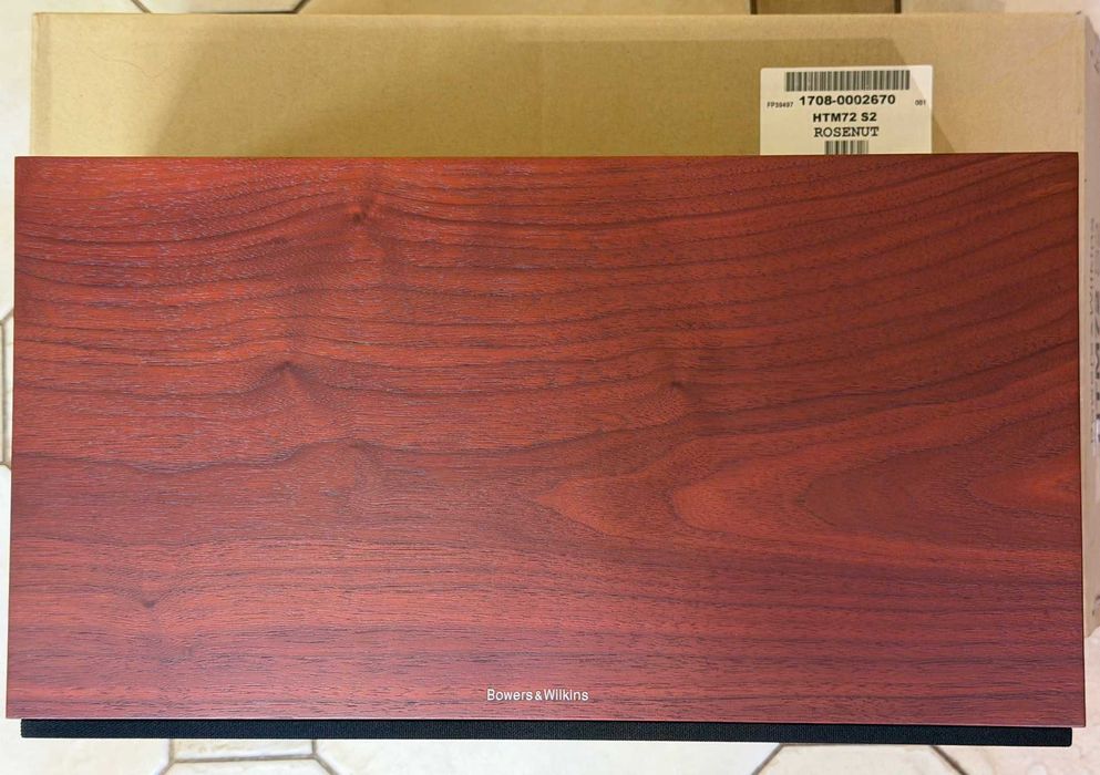 Bowers & Wilkins B&W HTM72 S2 Rosenut – głośnik centralny Hi-Fi