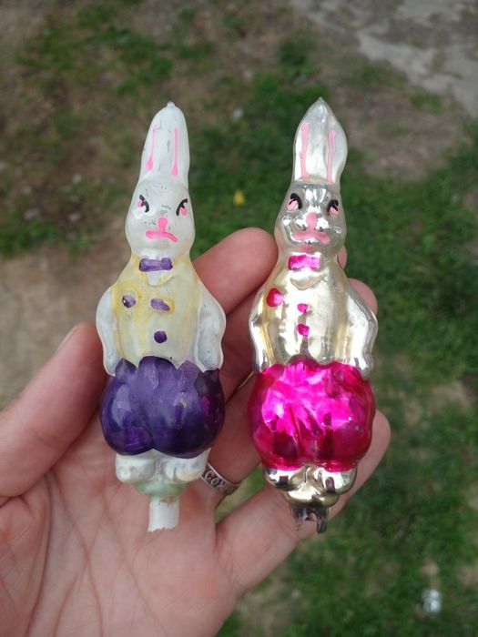 Елочные игрушки Заяц.