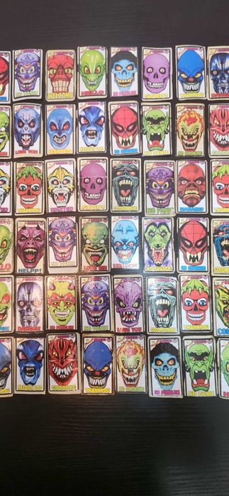 Наклейки, наклейка з 90-иг Iskeletor Kolej №1. 100 штук