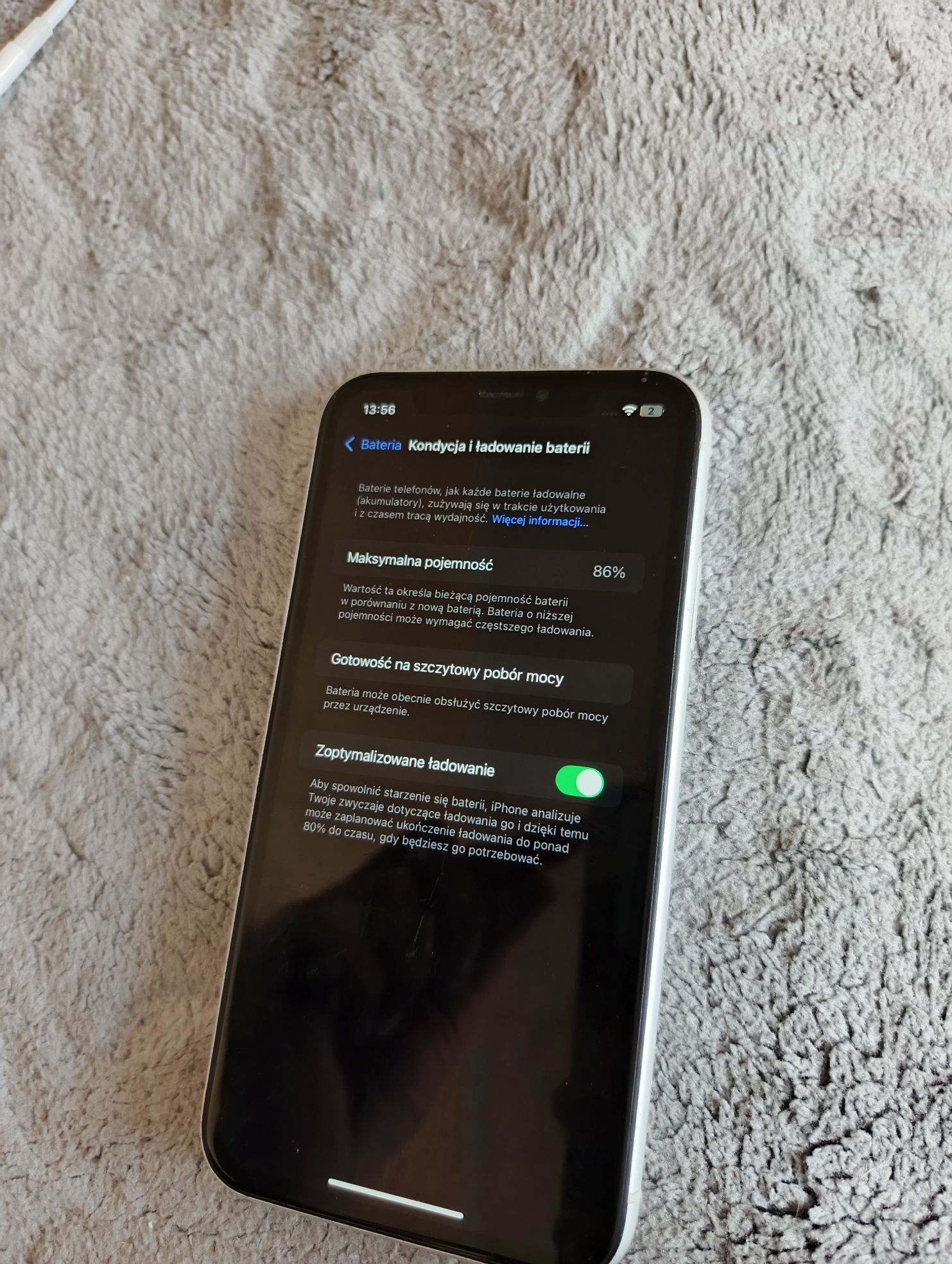 iPhone xr 64GB zbite plecki