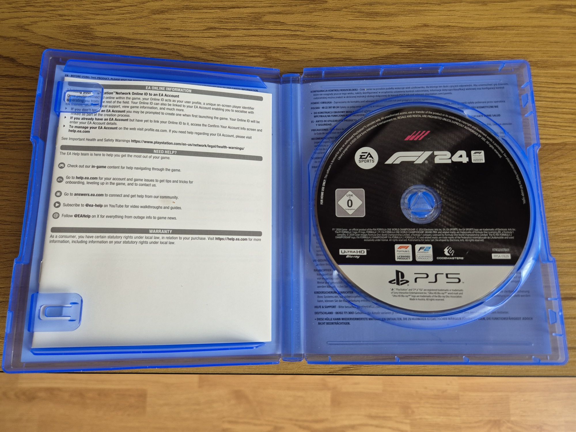 Sprzedam f1 24 na ps5