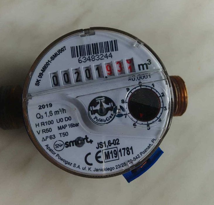 Licznik zimnej wody