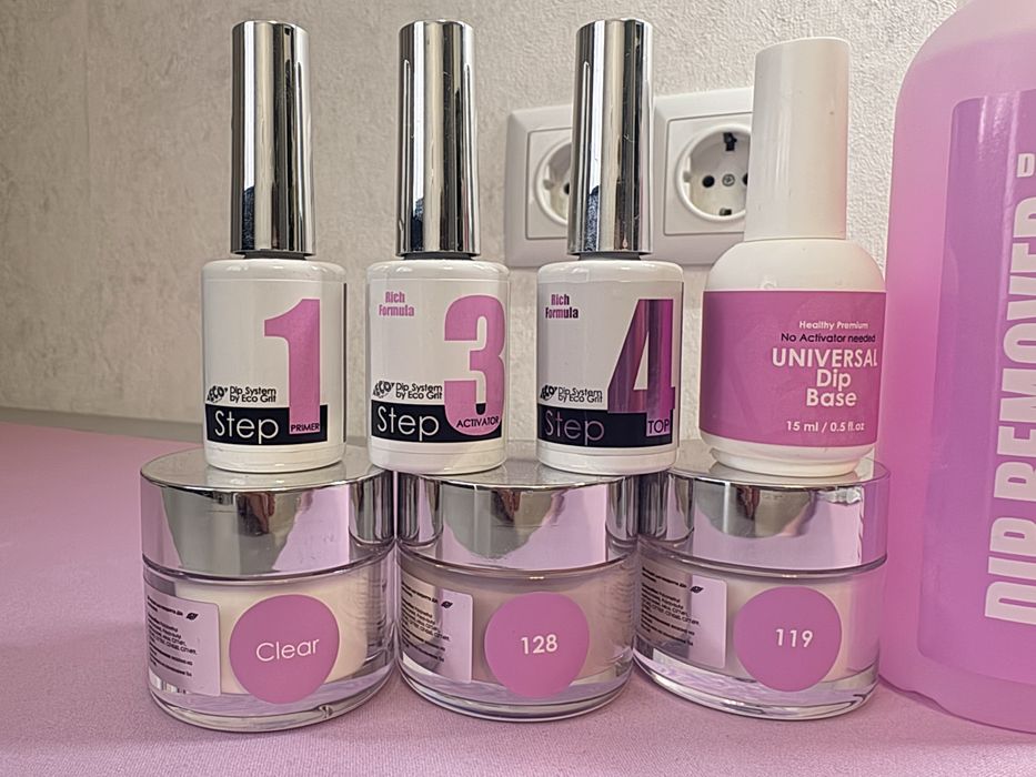 Dip system by Eco Grit набір для безпечного манікюру