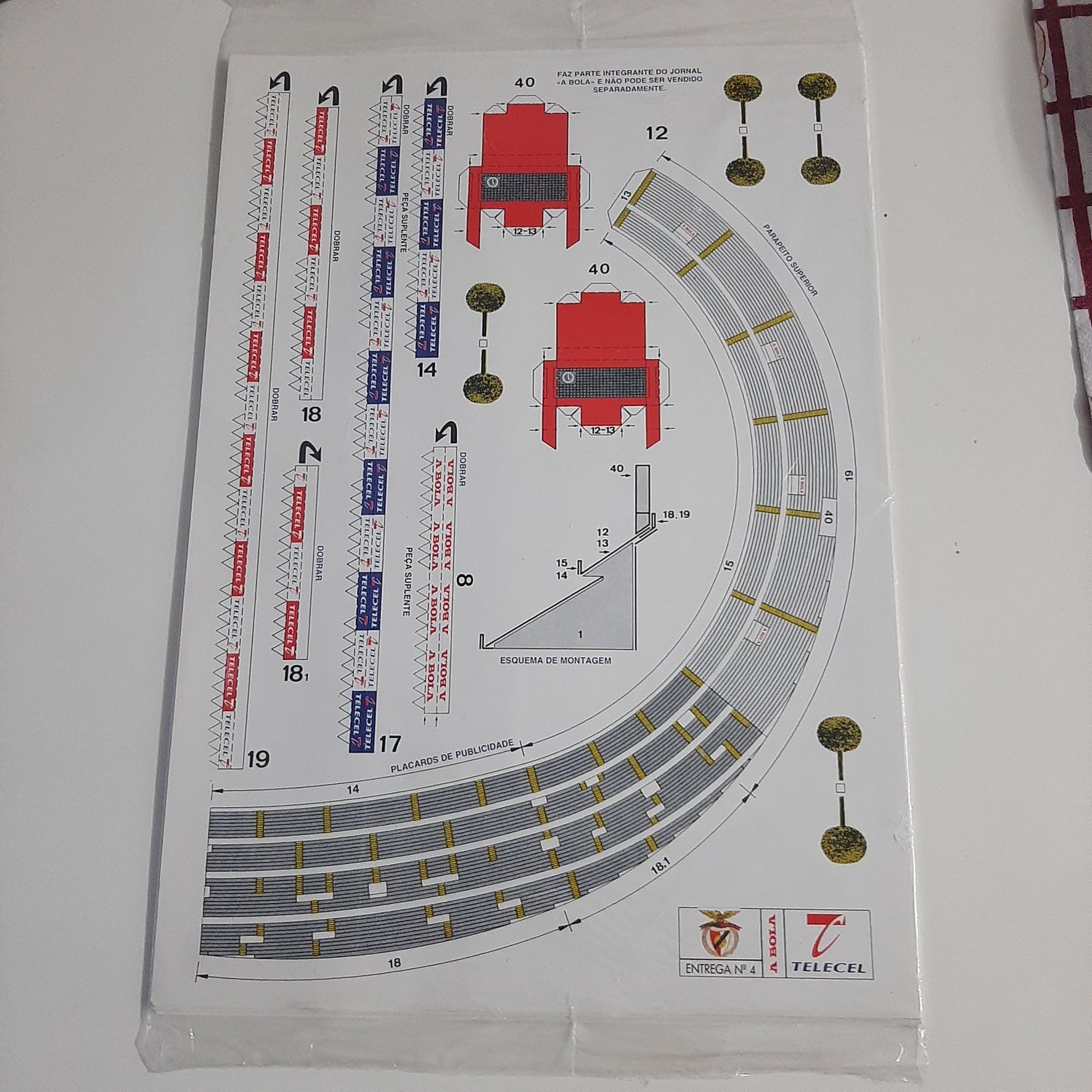 Maquete antigo estádio da luz benfica