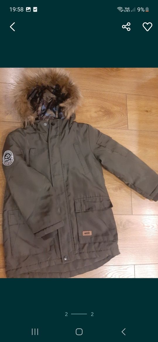 Kurtka parka reserved rozm 122