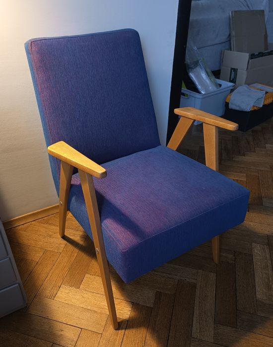 Fotel z PRL-u po renowacji