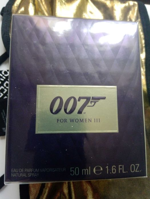 Śliczne mega kobiece trwałe markowe perfumy Coty 007 III 50 ml+ gratis