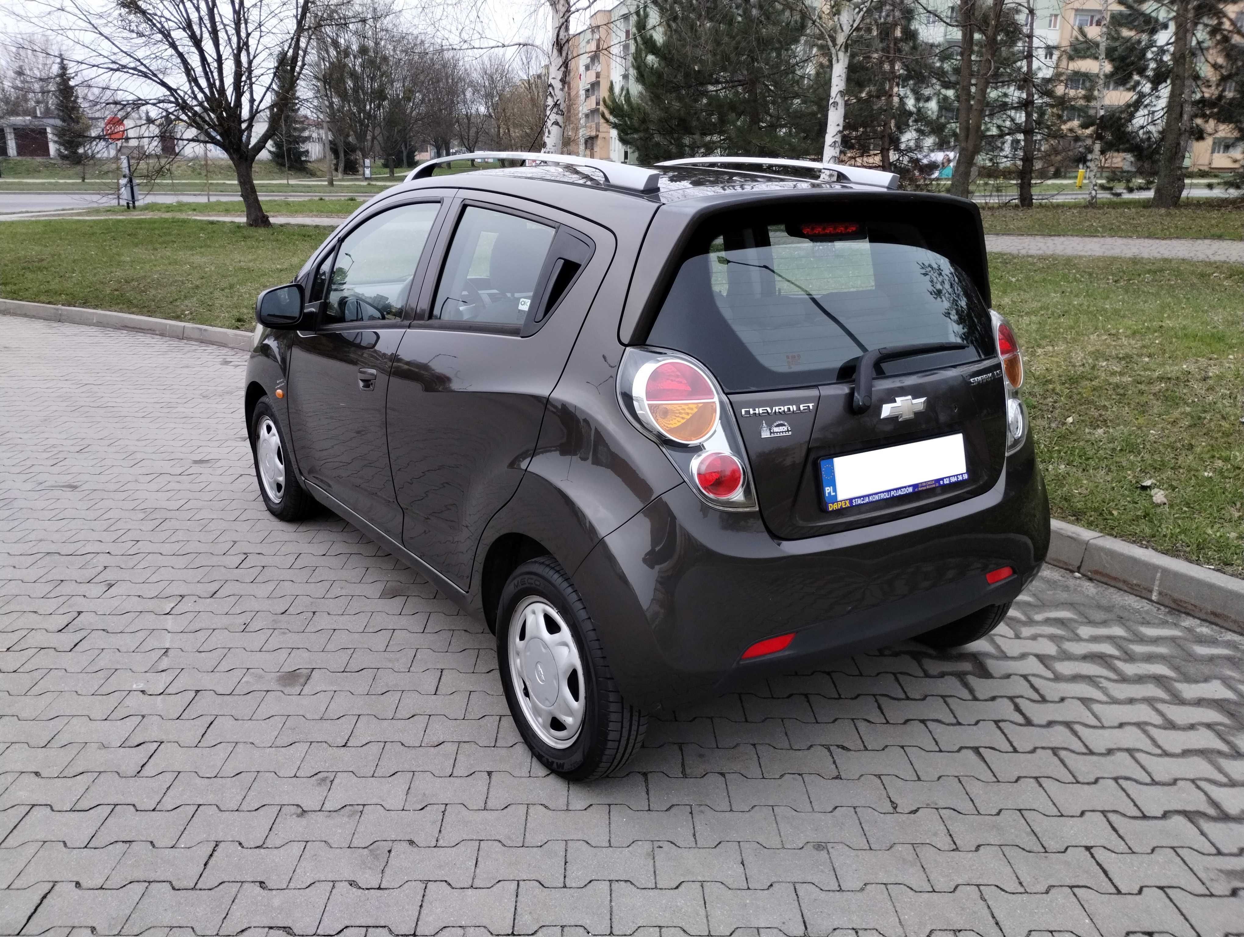 Chevrolet Spark 2010r 1.2 benzyna, klima, lak.oryginał, ks serwisowa