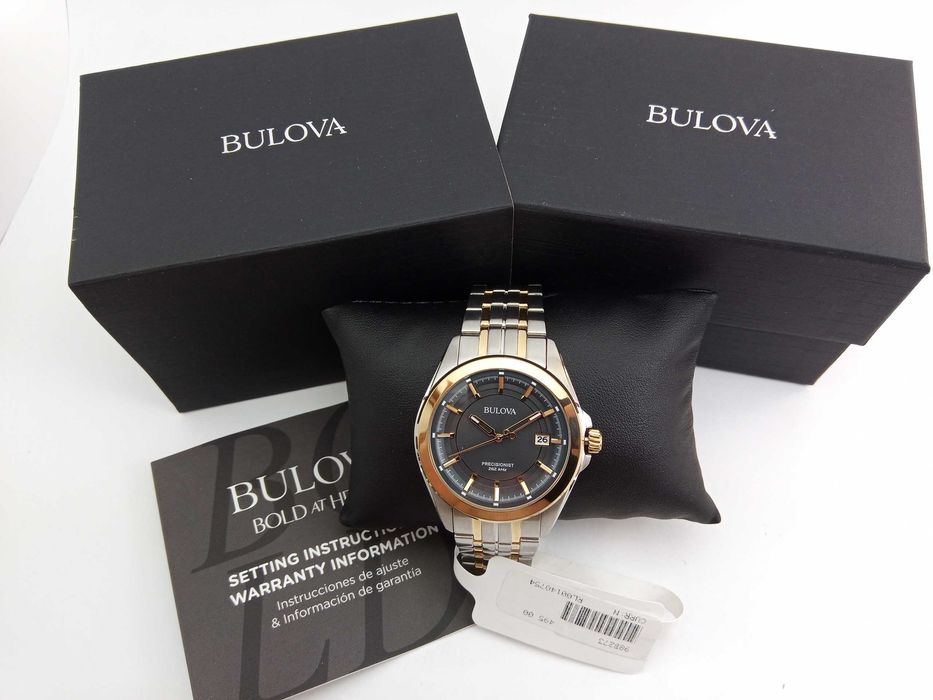 Мужские часы Bulova Precisionist 98B273, точность колебаний 262 кГц