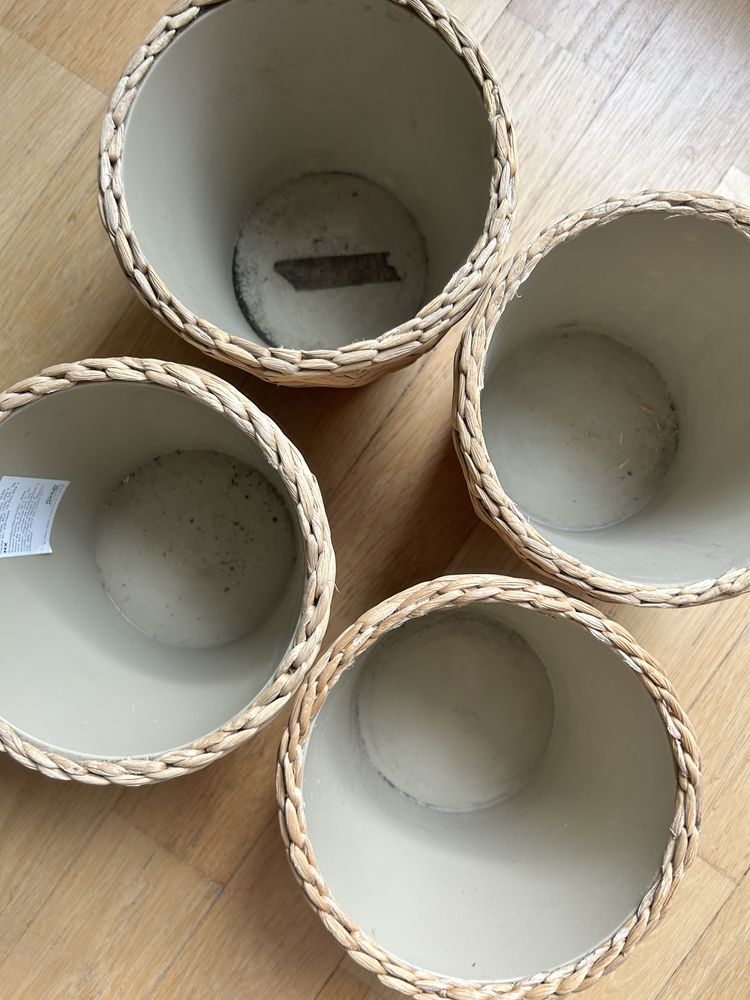 Ikea Fridfull zestaw, osłonka, doniczka 12cm