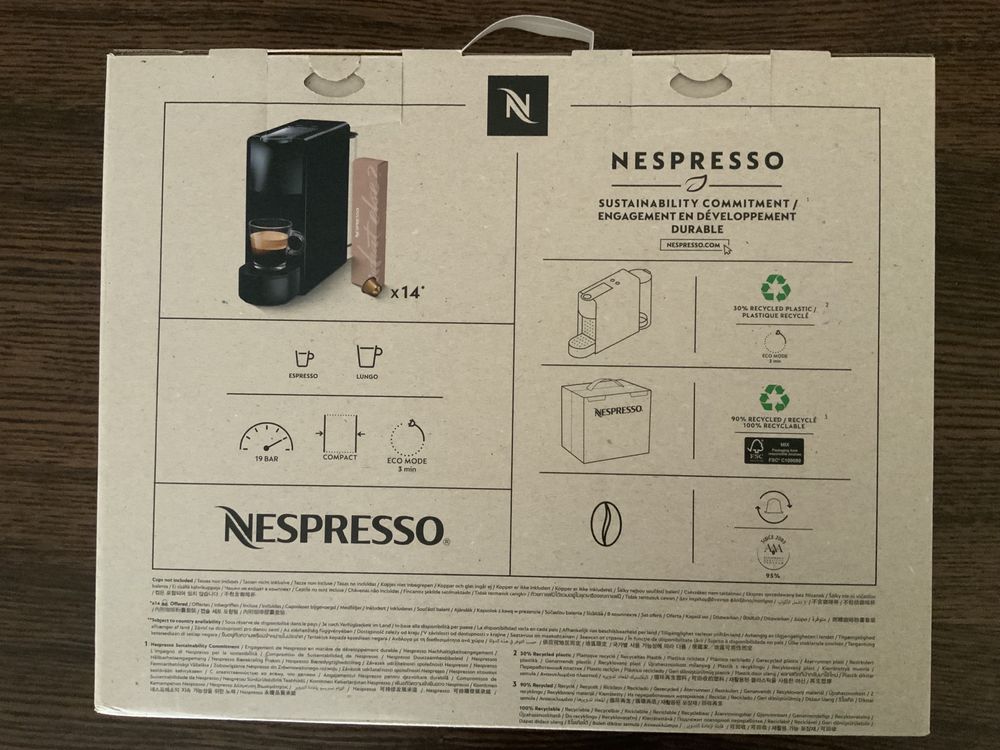 Máquina Nespresso Essenza Mini C30 Cinzenta (Nova)