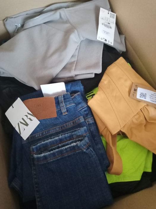 Wielki pakiet ubrań w nowych z metką i bez metki box outlet zwroty