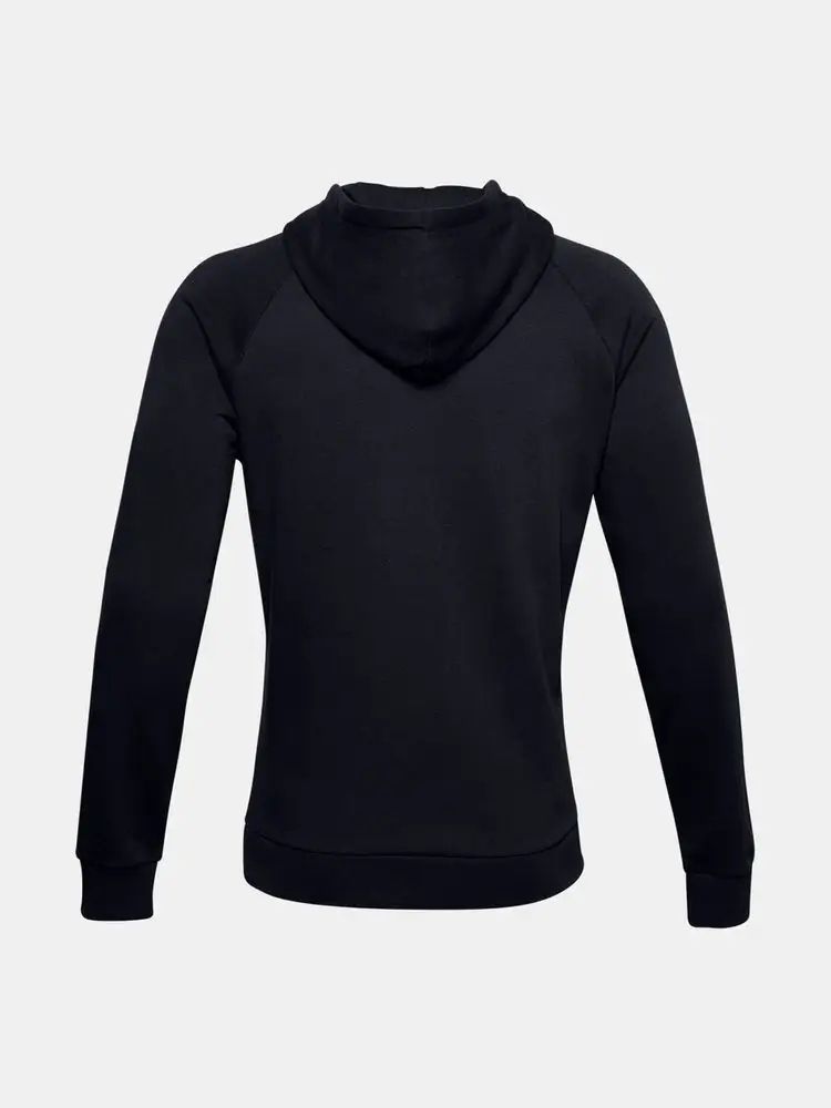 Y3740 Under Armour UA rival Fleece big logo HD Black BLUZA XL