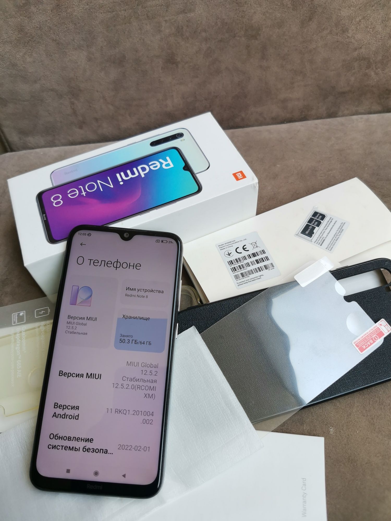Xiaomi Redmi Note 8T NFC 4/64 в идеале как новый