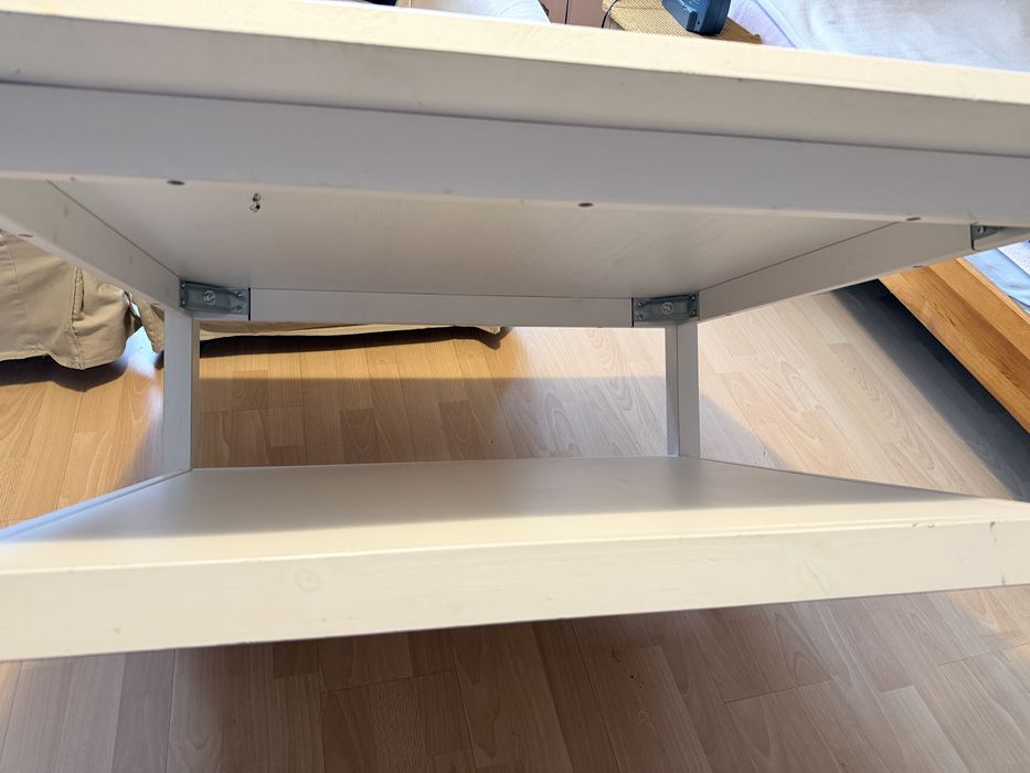 Stolik kawowy HEMNES IKEA 90 x 90 cm biały