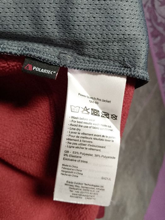 Флісова вітровка  жіноча rab polartec