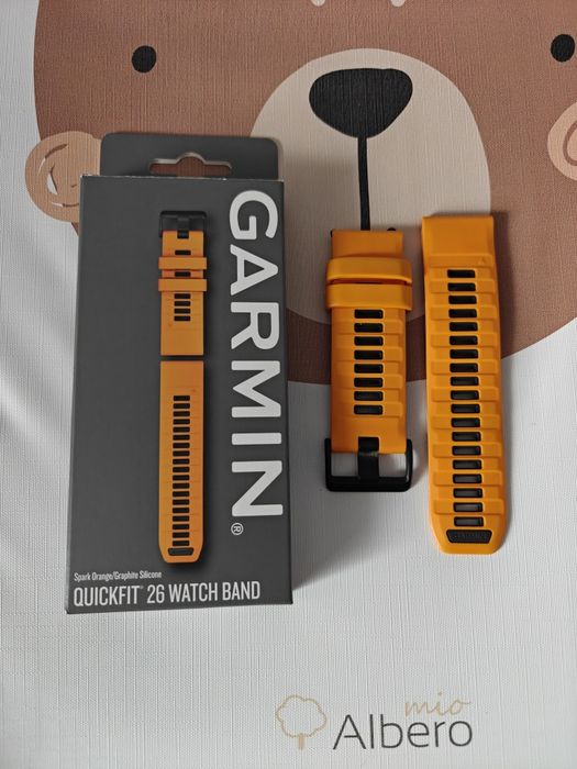 Pasek Garmin Quickfit 26mm Spark Orange jak nowy