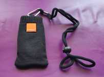 Nowy materiałowy pokrowiec/etui na telefon z logo ORANGE (nr.1)