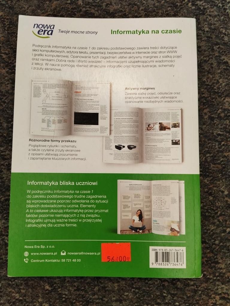 Informatyka zakres podstawowy 1 klasa